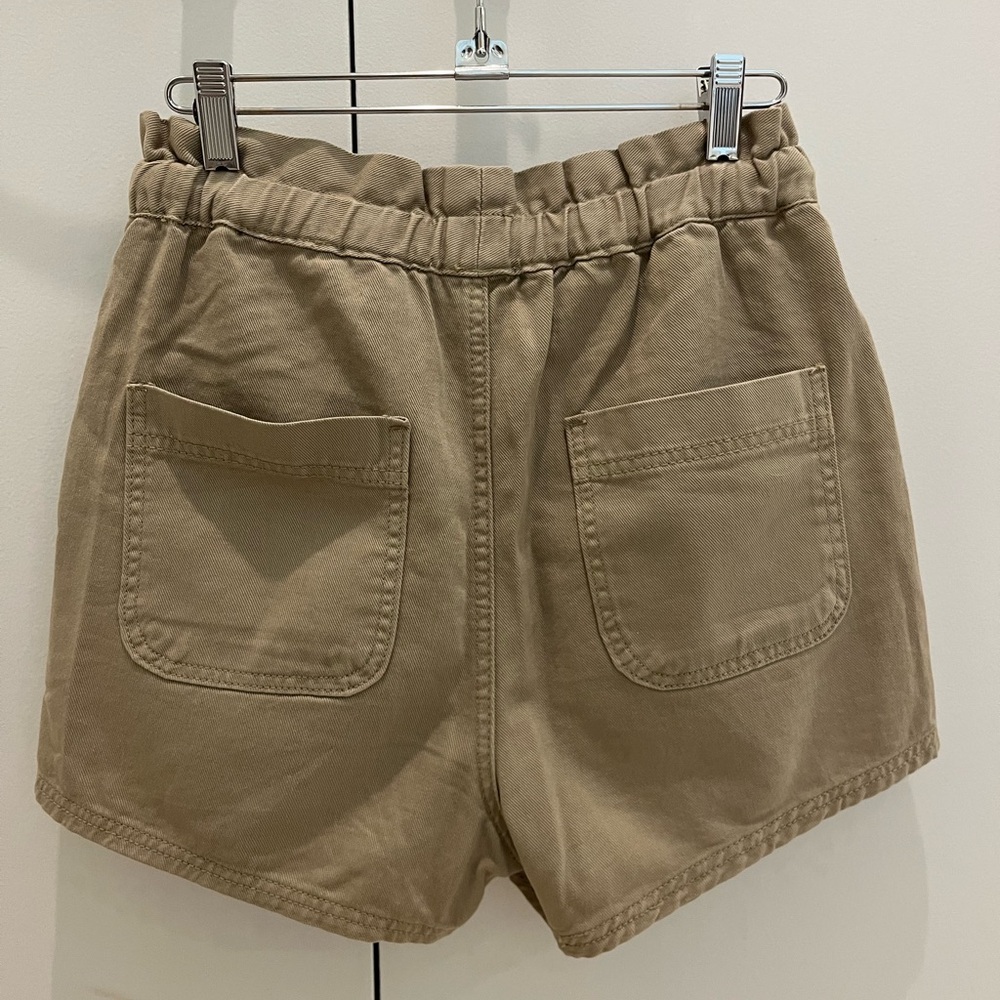 Drawstring Cotton Shorts - Picture 2 of 5